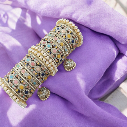 Shagun Multicolor Bangles Set