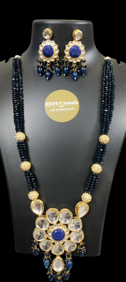 Vishini Blue Necklace Set