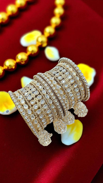 Kundan Jhumar Bangle Set