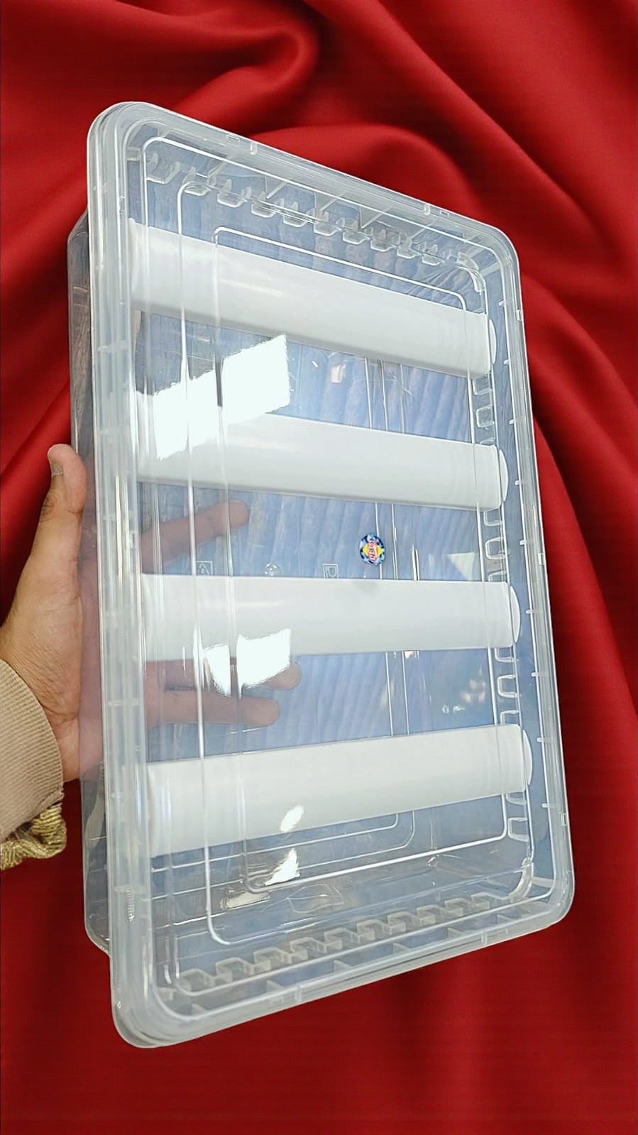 Transparent 4 Roll Bangle Box