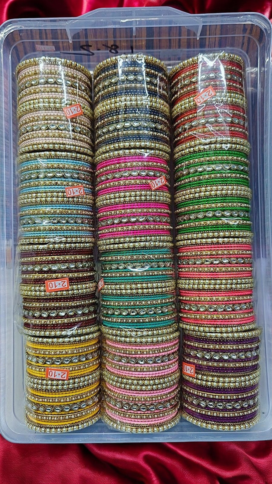 Beautiful Kundan Bangles Box