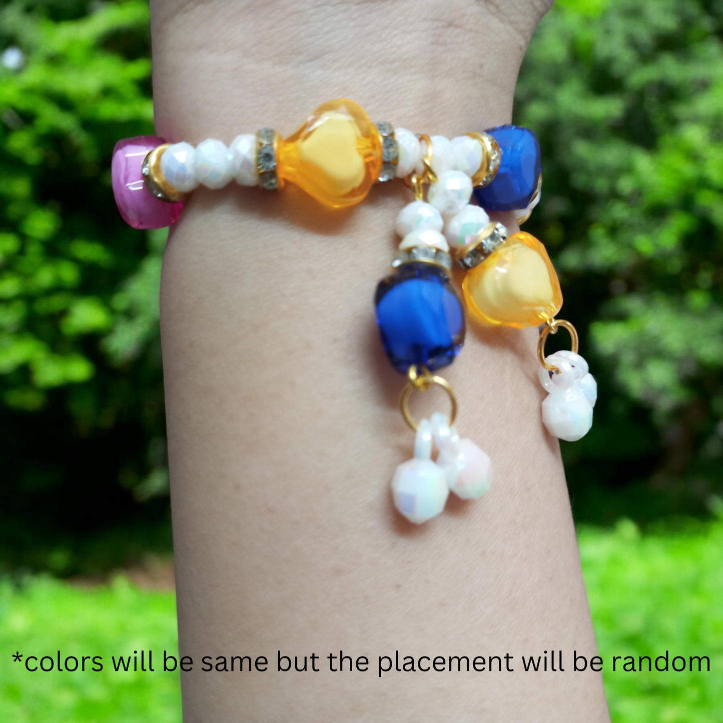 Combo of 2 Hearts Multicolor Bracelet