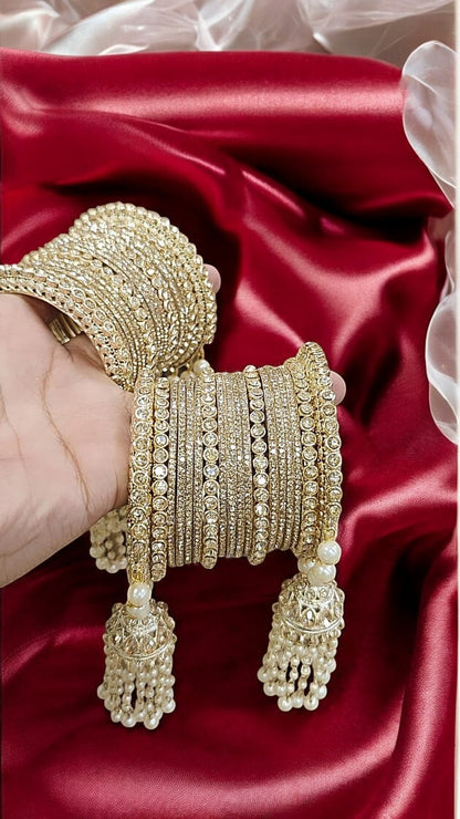 Queen Golden Bangles Set