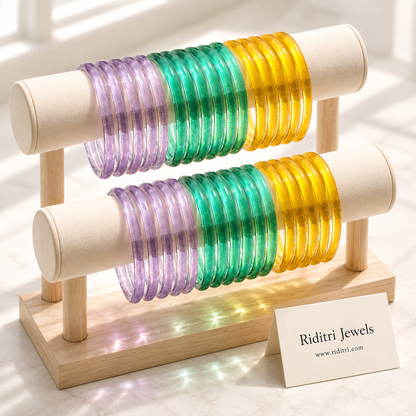 Viral Jelly Glass Bangles-RDTYEP