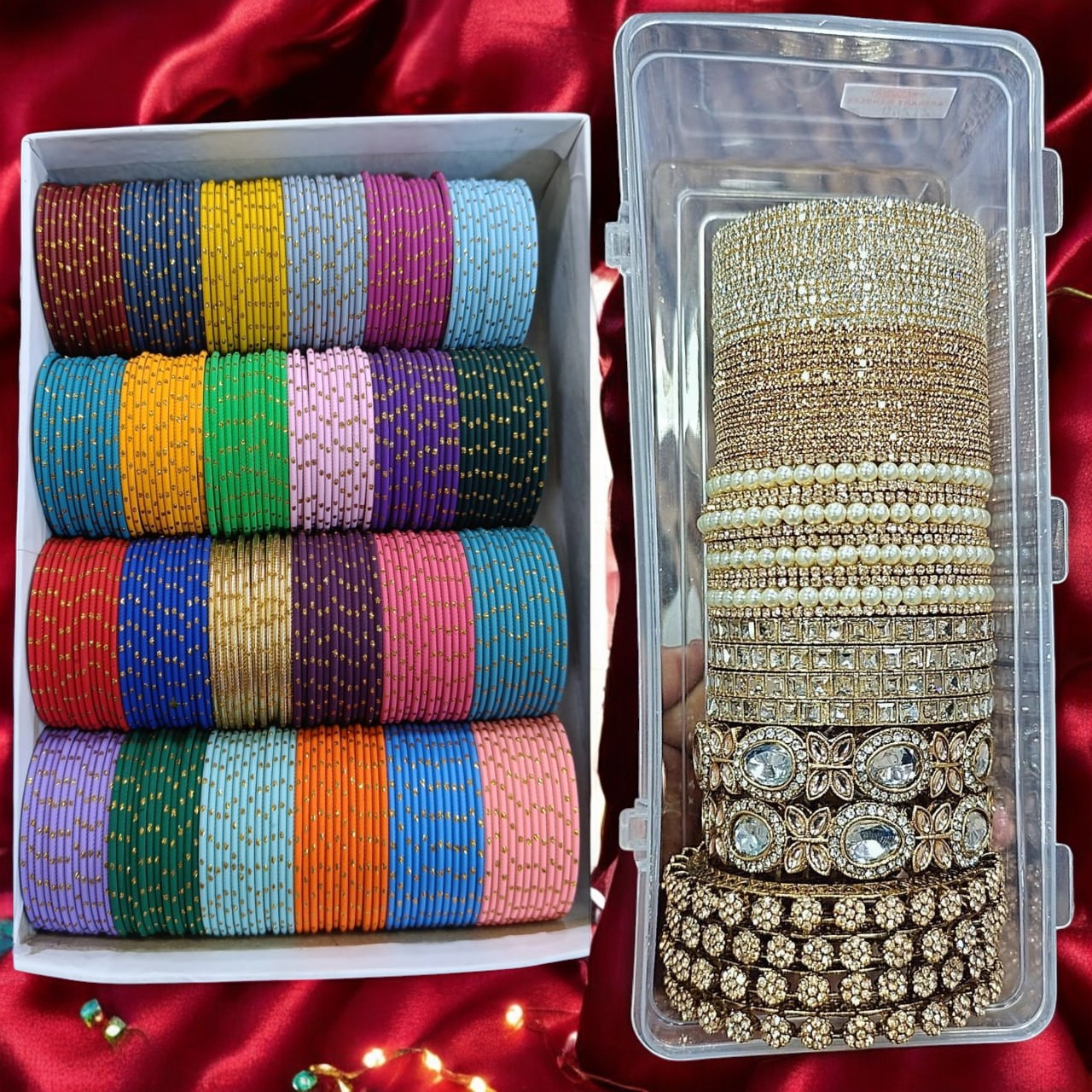 Magic Matte Dotted Bangles Combo Box