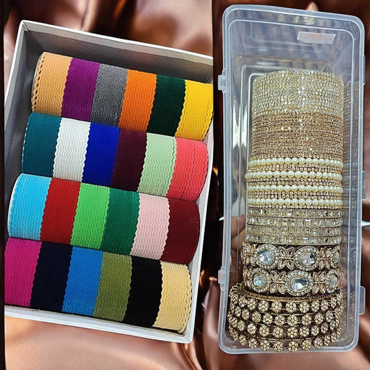 Magic Zigzag Bangles Combo Box