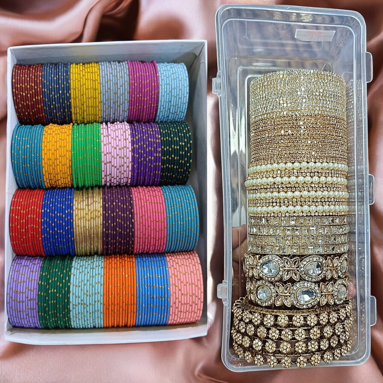 Magic Matte Dotted Bangles Combo Box
