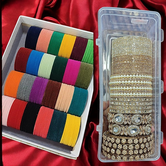 Magic Velvet Bangles Combo Box