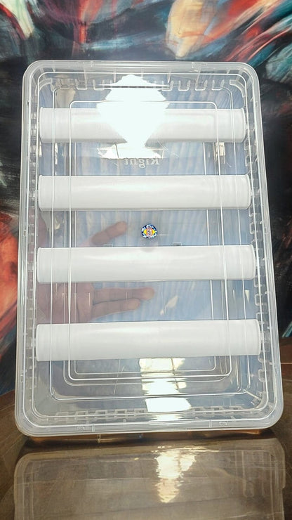 Transparent 4 Roll Bangle Box