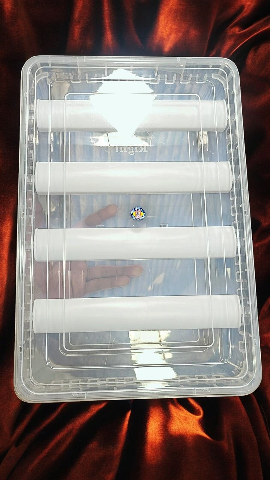 Transparent 4 Roll Bangle Box