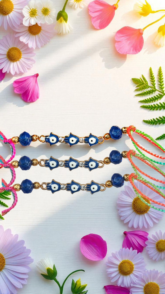Evil Eye Rakhi Combo