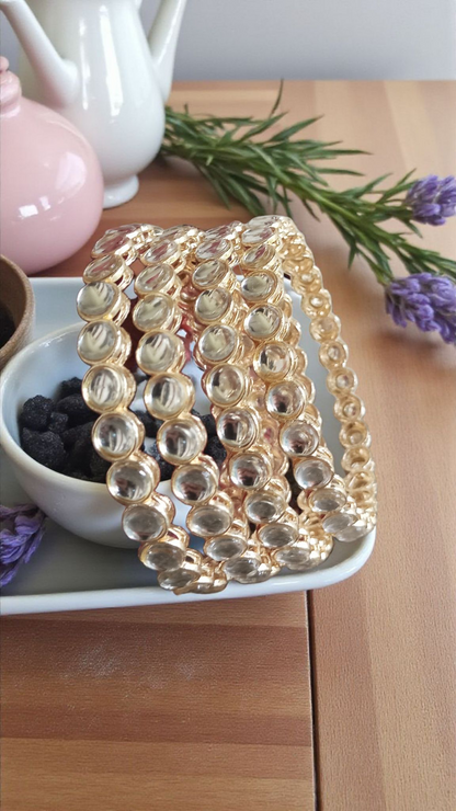 Kundan Side Bangles