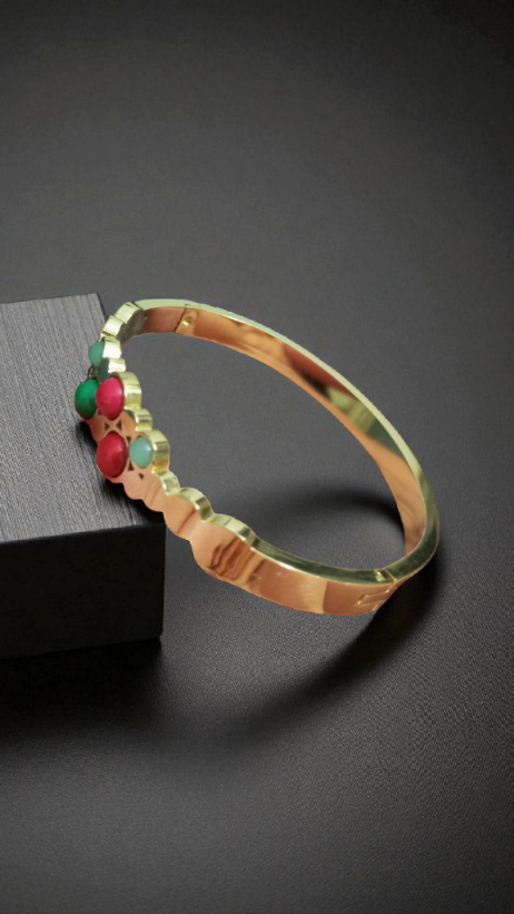 Anti Tarnish Ruby Bracelet