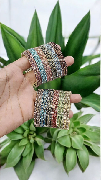 Vanashi Metal Bangles Set