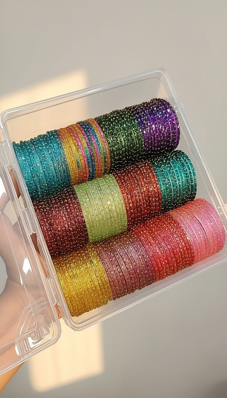 Trendy Glass Bangles Box