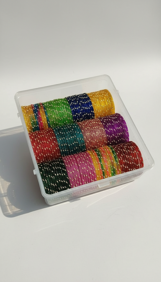Trendy Glass Bangles Box Set