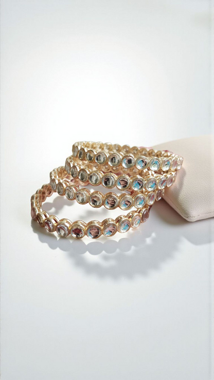 Kundan Side Bangles