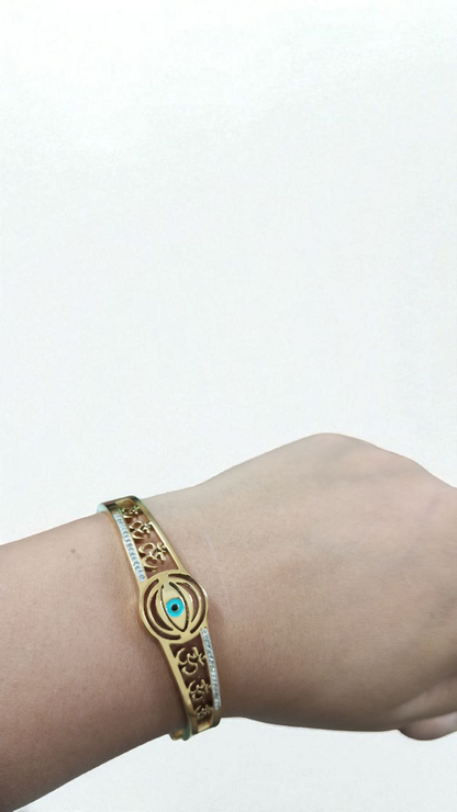 Anti Tarnish Om Bracelet