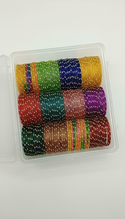 Trendy Glass Bangles Box Set