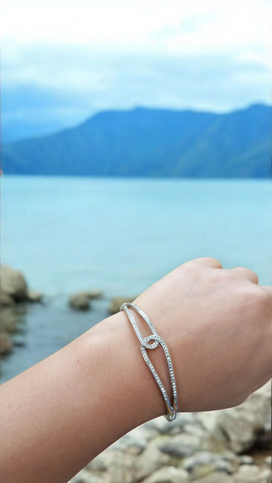Anti Tarnish Aqua Bracelet