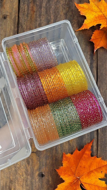 Glass Raindrop Bangles