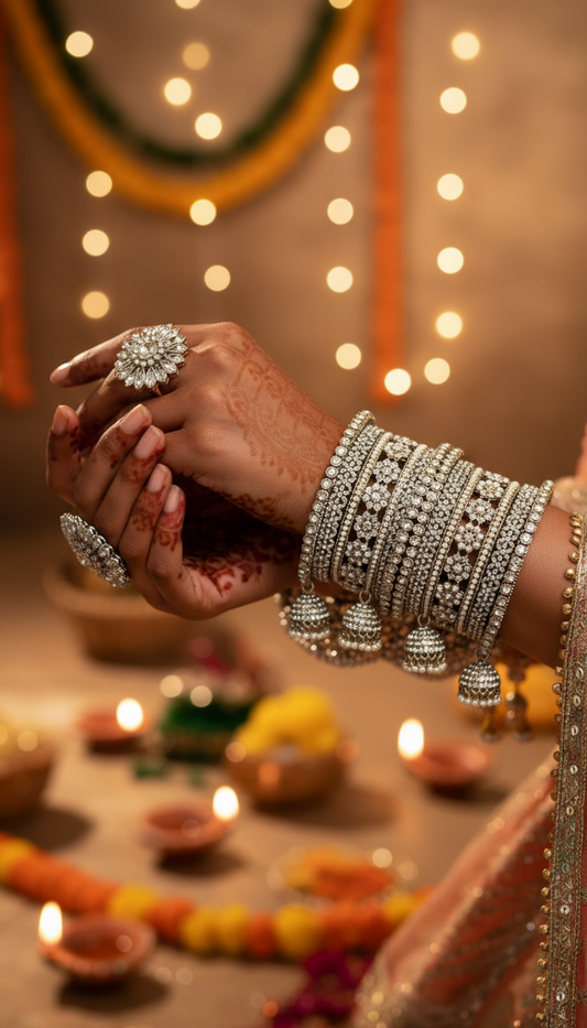 German Moti Bangle Set