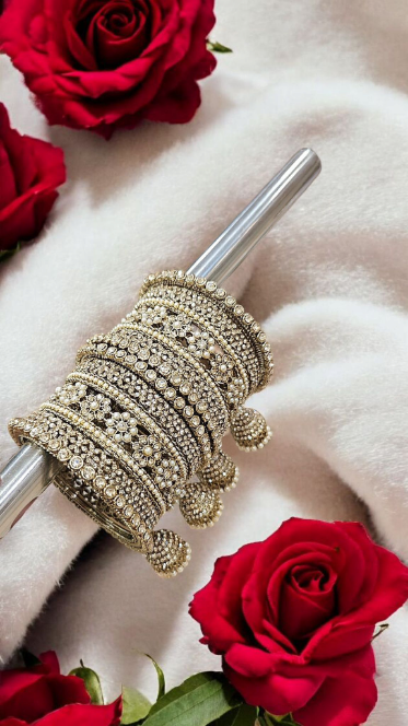 German Moti Bangle Set