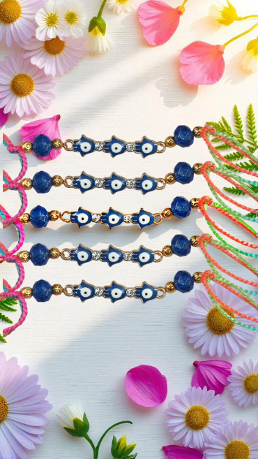 Evil Eye Rakhi Combo
