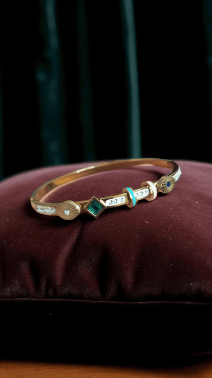 Anti Tarnish Eye Design Bracelet