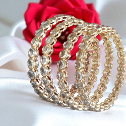Kundan Side Bangles