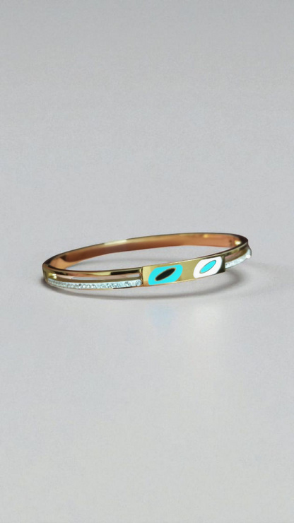 Anti Tarnish Enamel Bracelet