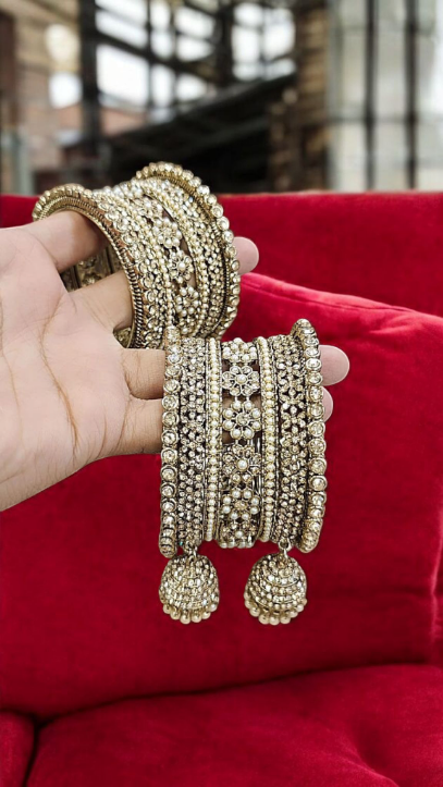 German Moti Bangle Set
