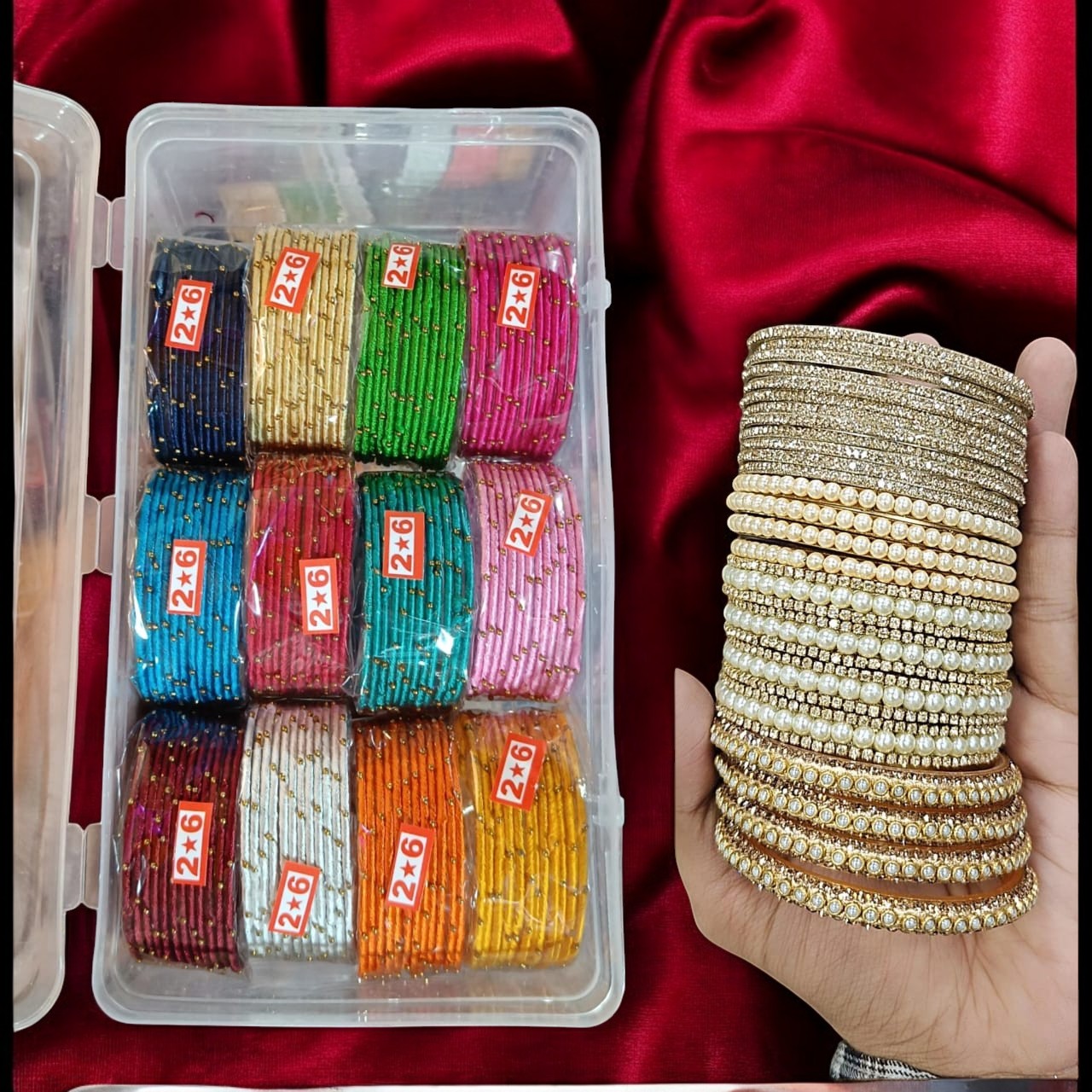 Super Queen Thread Bangles Combo Box