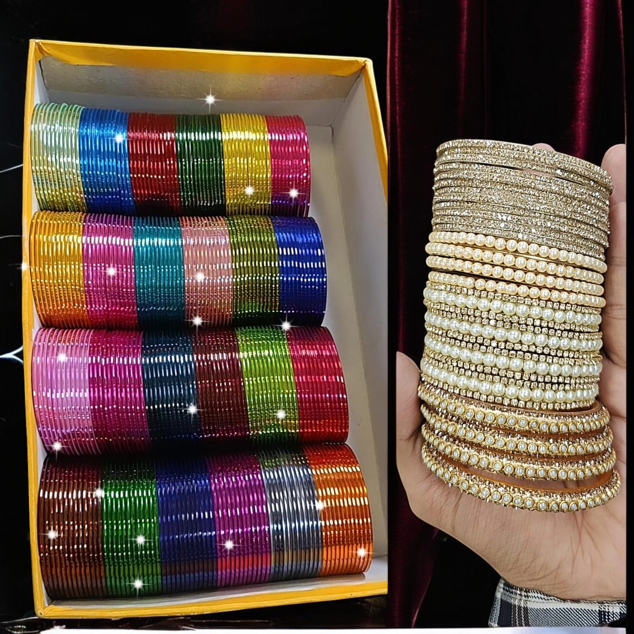 Super Queen Glossy Bangles Combo Box